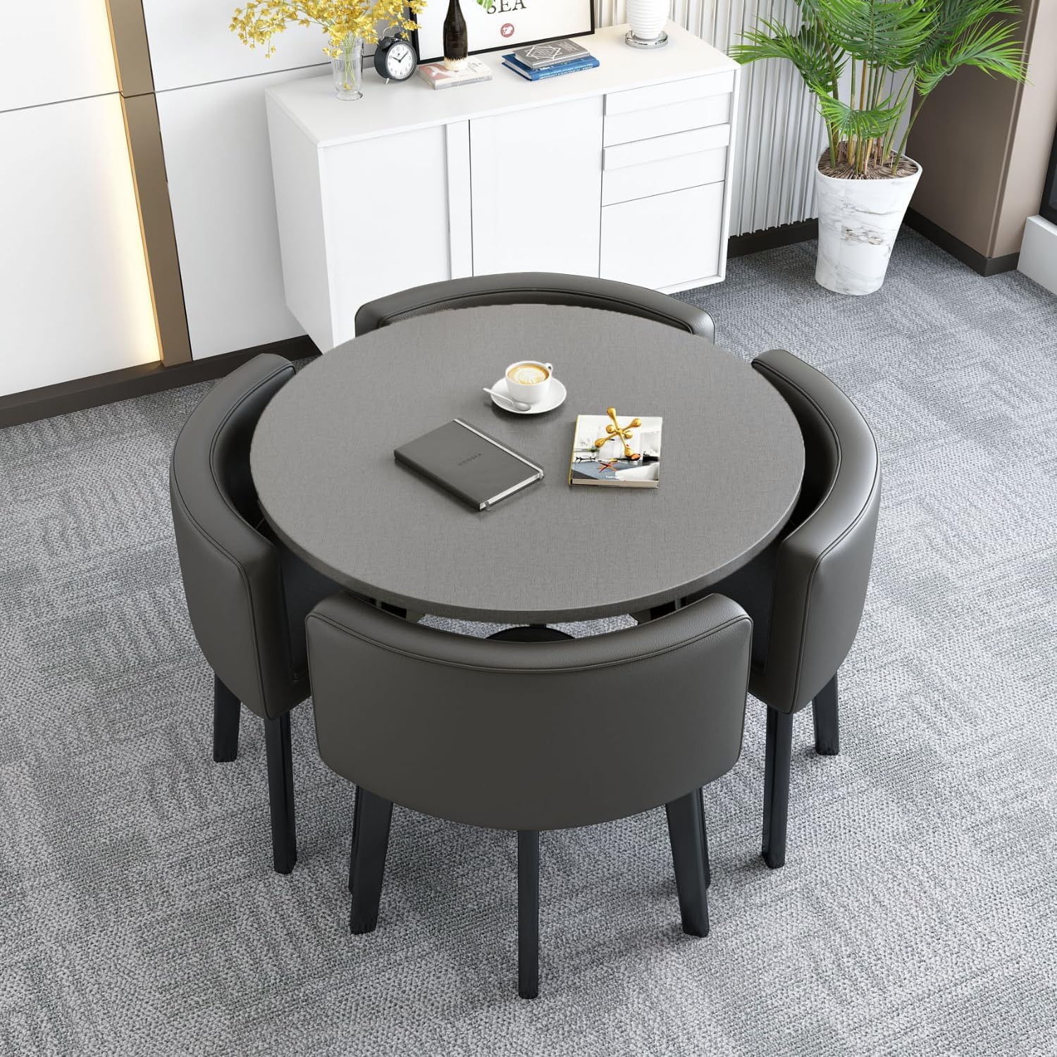 Simple Small Round Table - #1-70 * 75cm/27.5 * 29.5in