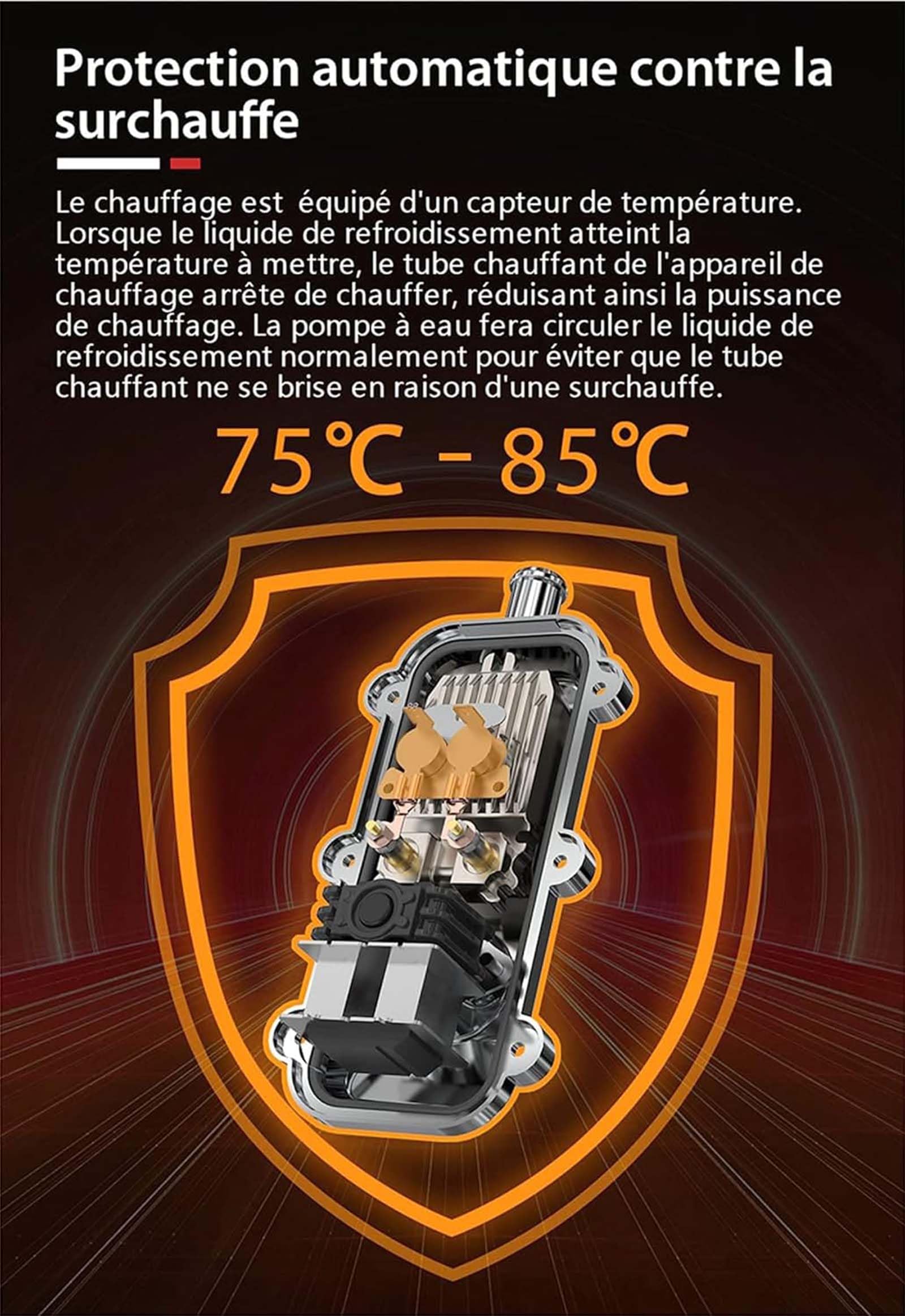 FJAUOQ Preriscaldatore Motore Auto 1500W 3000W Riscaldatore del Motore per Veicoli Diesel 220V Preriscaldatore Antigelo Previene Efficacemente Gli Avviamenti a Freddo del Motore