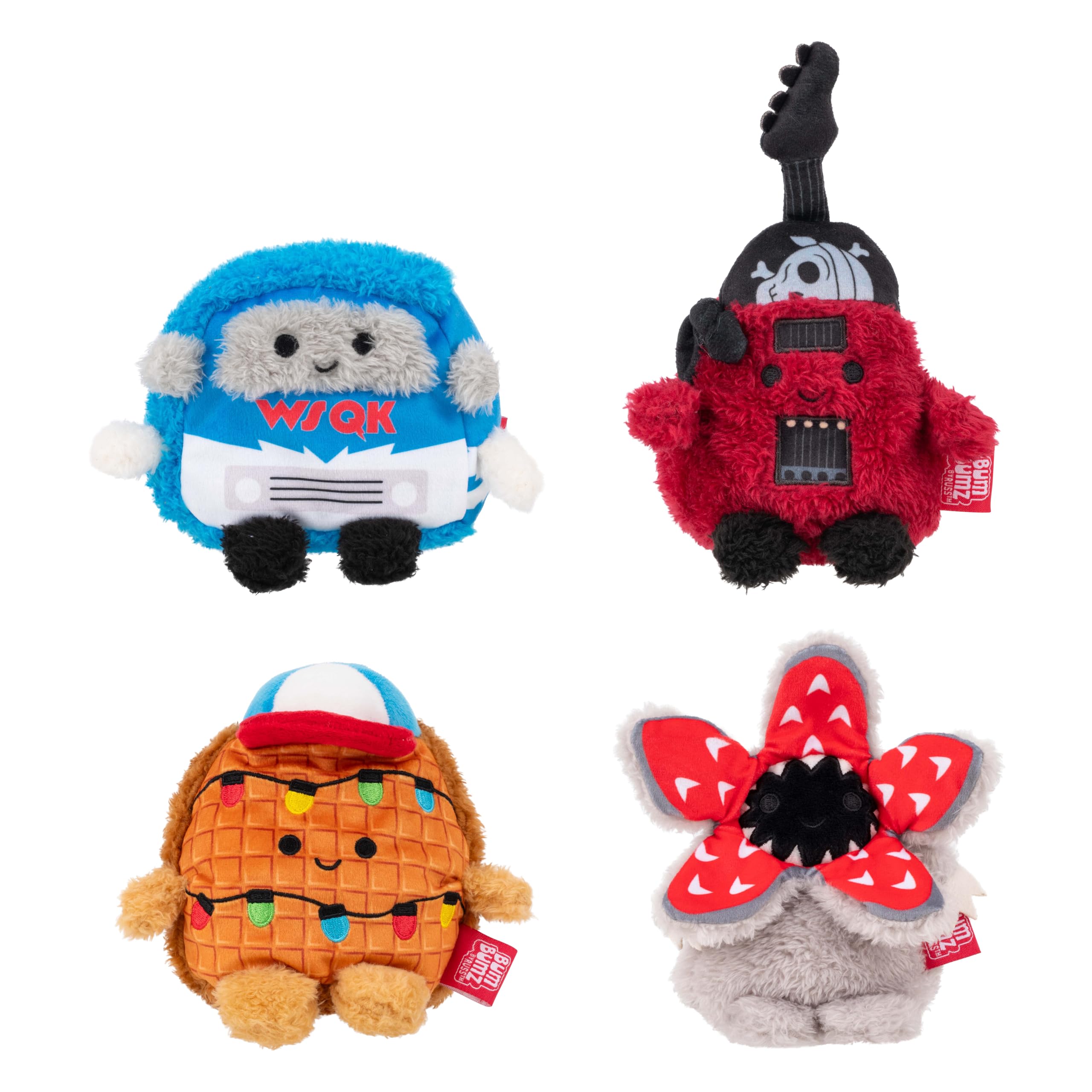 Amazon.com: BumBumz Netflix Stranger Things 4.5-inch Bumz 4-Pack