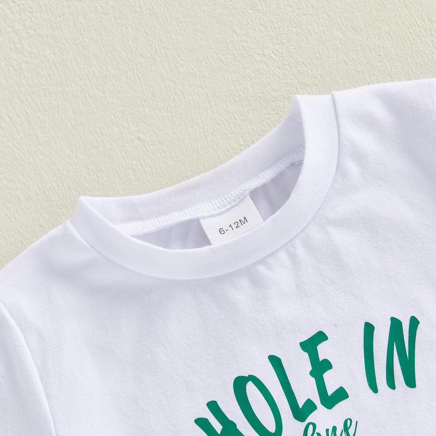 Baby Boy First Birthday Outfit Short Sleeve Hole In One Golf T Shirt and Shorts Cake Smash Outfit 2Pcs - Image 4