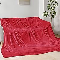 Vista 445 de BEDELITE Fleece Blanket White Throw Blanket for Couch & Bed, Luxury Plush Cozy Fuzzy Blanket 50" x 60", Super Soft Warm Lightweight Throw Blanket