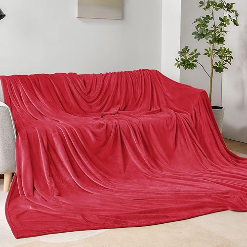 Miniatura 445 de BEDELITE Fleece Blanket White Throw Blanket for Couch & Bed, Luxury Plush Cozy Fuzzy Blanket 50" x 60", Super Soft Warm Lightweight Throw Blanket