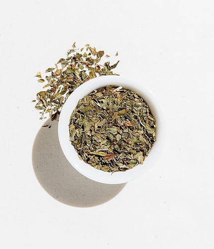 Miniatura 4 de Art of Tea  Menta orgánica de la costa del Pacífico (naturalmente sin cafeína)  50 bolsas de té de menta piramidales ecológicas  Bolsas de té de