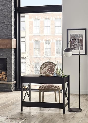 Miniatura 2 de ClosetMaid 3955 X-Frame Design Escritorio o consola con cajones, madera de nogal negro