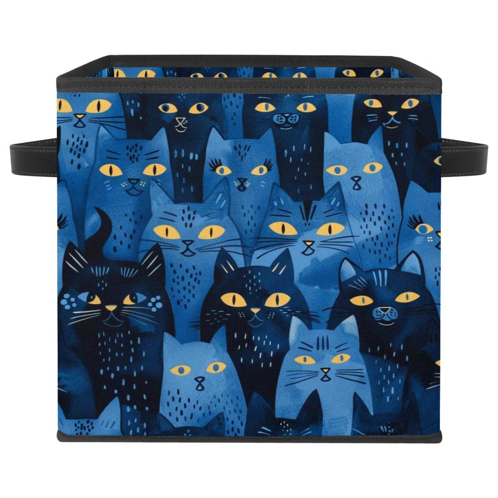 Boîte de rangement en forme de chat pour organiser les vêtements de chambre