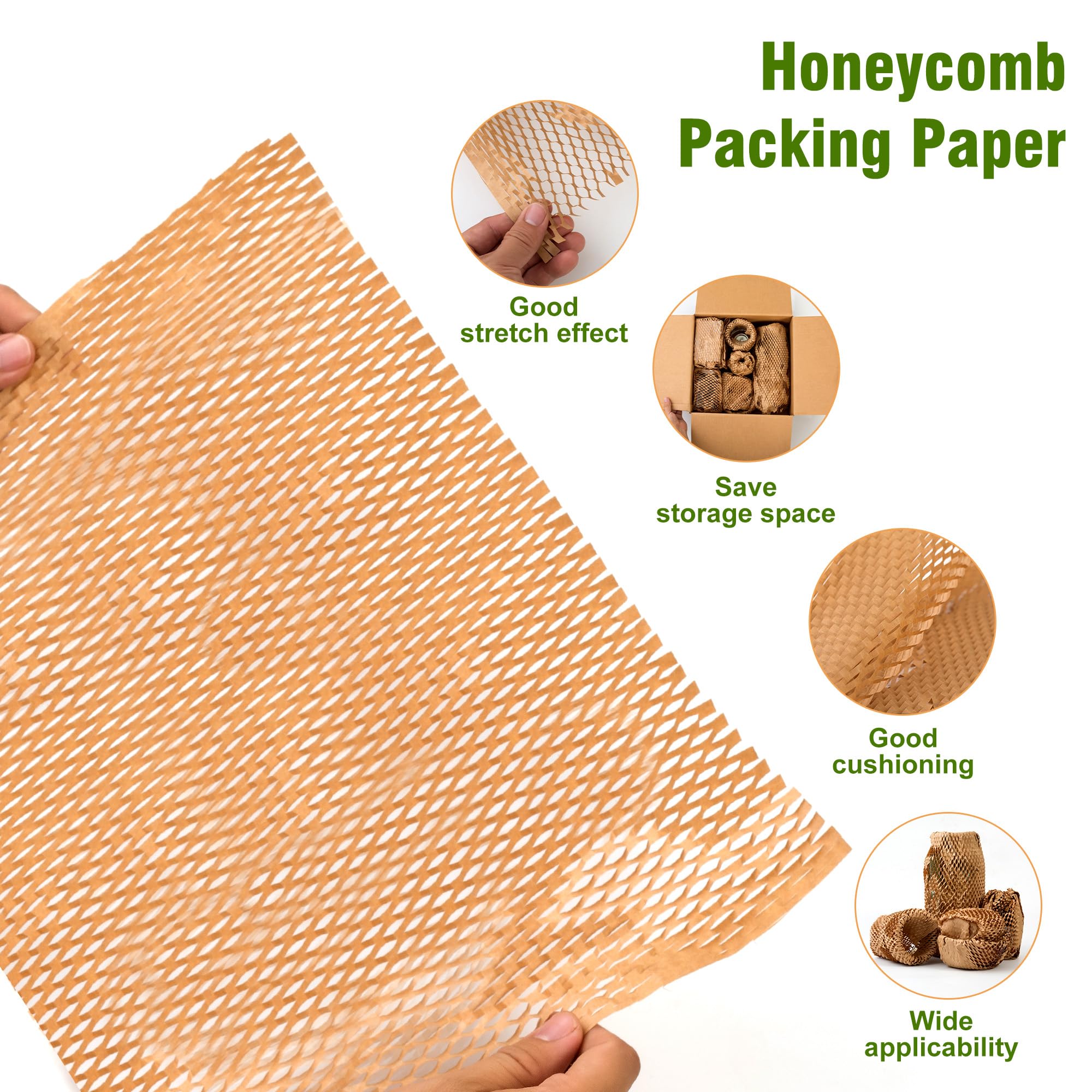 Rollo de burbujas de 15 x 300 pies para mudanza, rollo protector reciclable y biodegradable, material de embalaje, embalaje ecológico