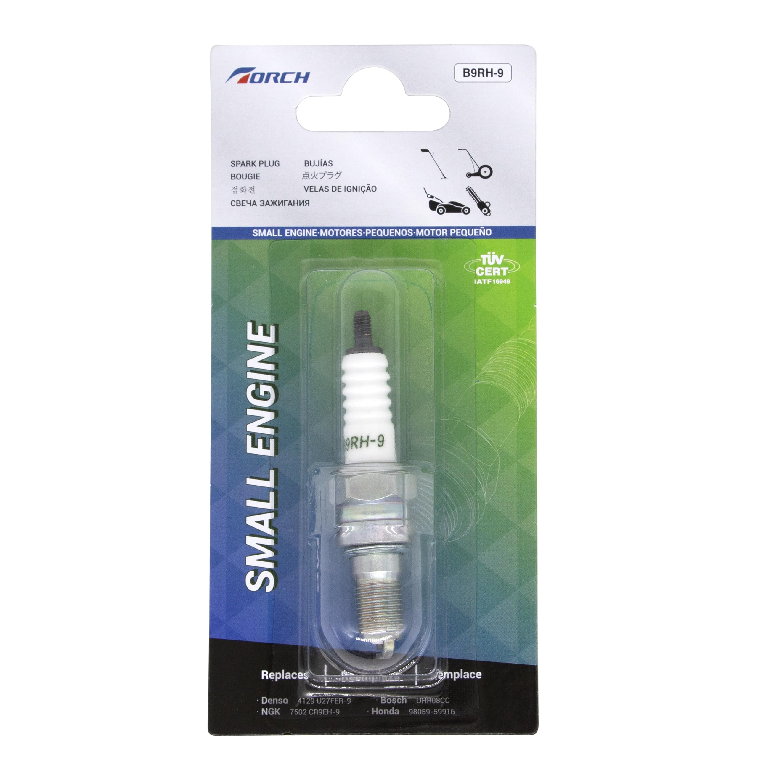 TORCH B9RH-9 Spark Plug Replace for NGK 7502/CR9EH-9, for HONDA 98059-59916 98059-59926, for Denso 4129/U27FER9-image-22