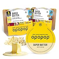 Vista 9 de Opopop Palomitas de maíz para microondas – Pop Cups Maui Heat, paquete de 6, granos de palomitas de maíz gourmet sin OGM y saborizante de palomitas