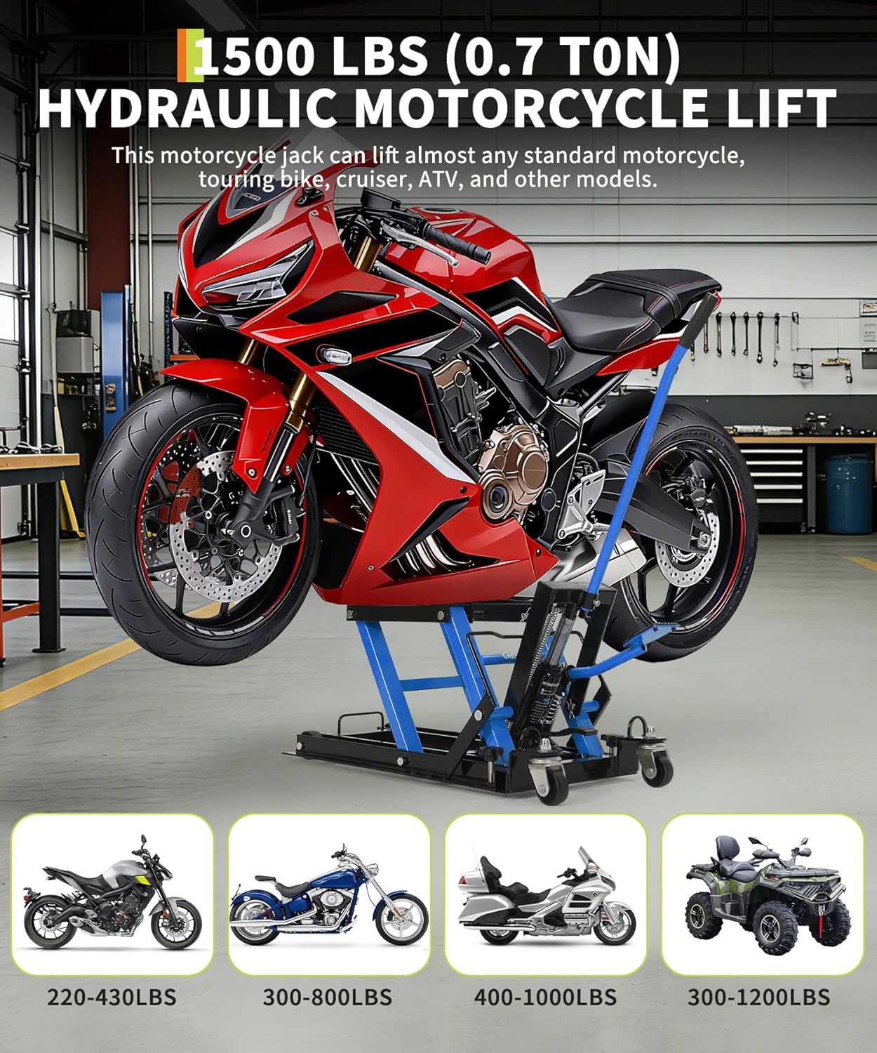 1500 Lbs Motorcycle Lift Jack, Hydraulic Motorcycle Jack, Motorcycle Lift Table, Atv Lift Jack, Utv Lift Stand, Motorcycle Jack Stand, Scissor Lift Jack Motorcycle, Dirt Bike Lift Stand, Hydraulic Atv