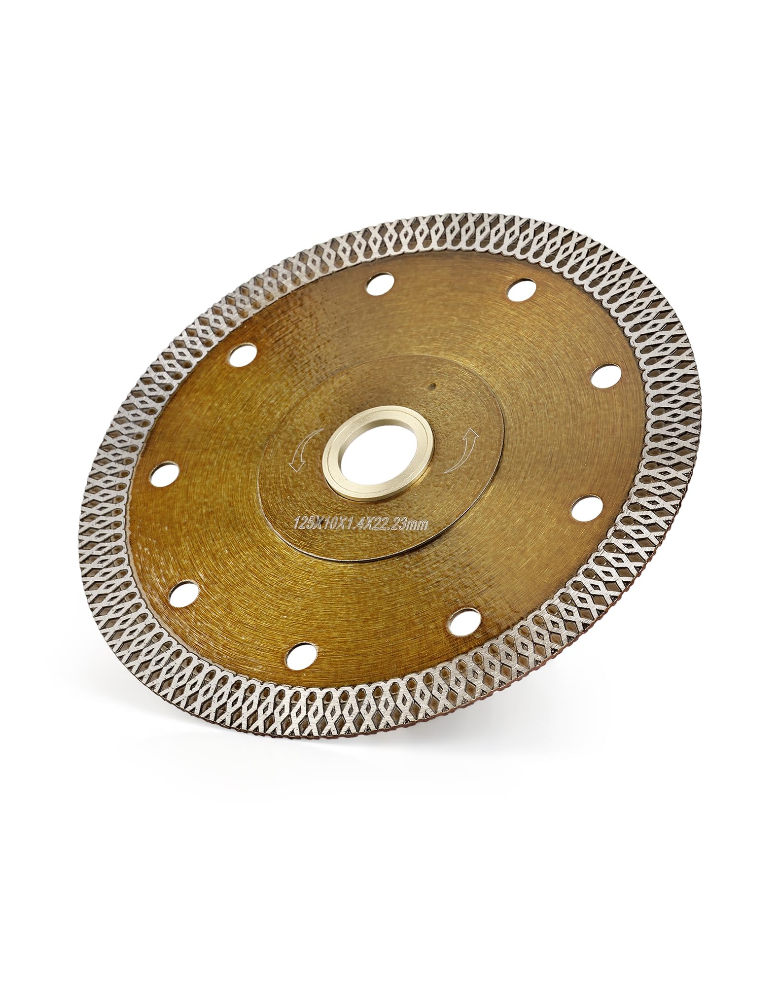 Hoja de corte de diamante fina de 5 pulgadas para azulejos de porcelana y granito