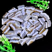 Vista 102 de Natural Yaxaite Raw Slice Gemstone- Healing Crystals for DIY Jewelry Making -Loose Natural Cabochon -Perfect for Crafting Unique Jewelry Designs