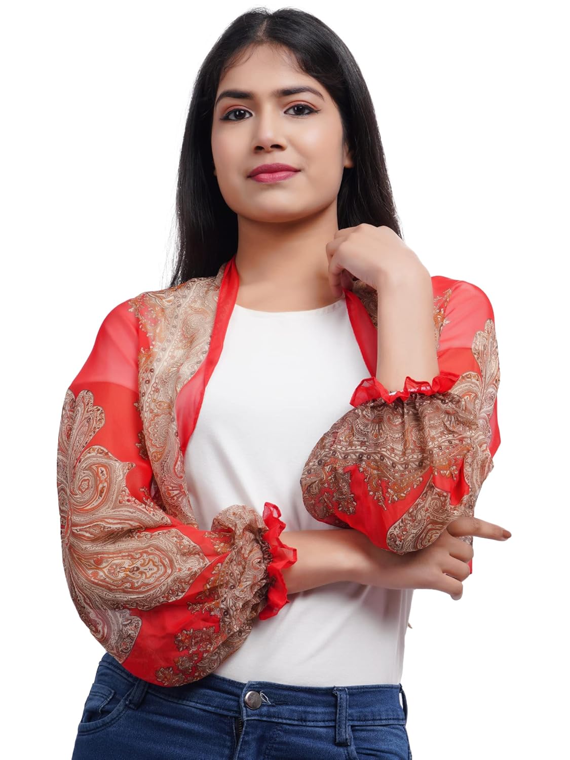 CHACKO Women's Summer Cropped Full Sleeves Stylish Shrug_Free Size(Pack of 02) 6 81PI1tW27QL. SL1500
