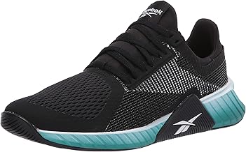 black and teal sneakers