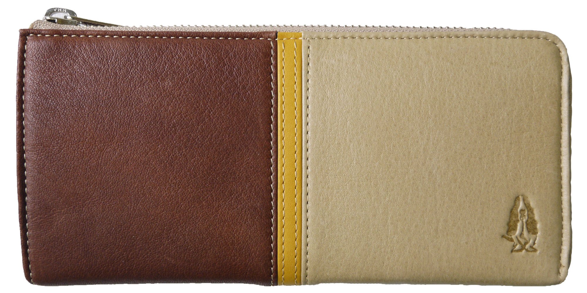 Amazon.co.jp: [ハッシュパピー] Lファスナー長財布 HP0457 ブラウン