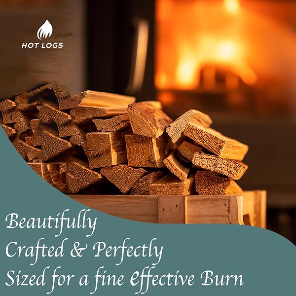 5kg Kiln Dried Kindling Wood - 5KG Bumper Box Pack of Natural Firelighters For Woodburning Stove, Log Burner, Open Fire Pit, Camping BBQ Pizza Oven. Fire Starters Ready To Burn. - 2
