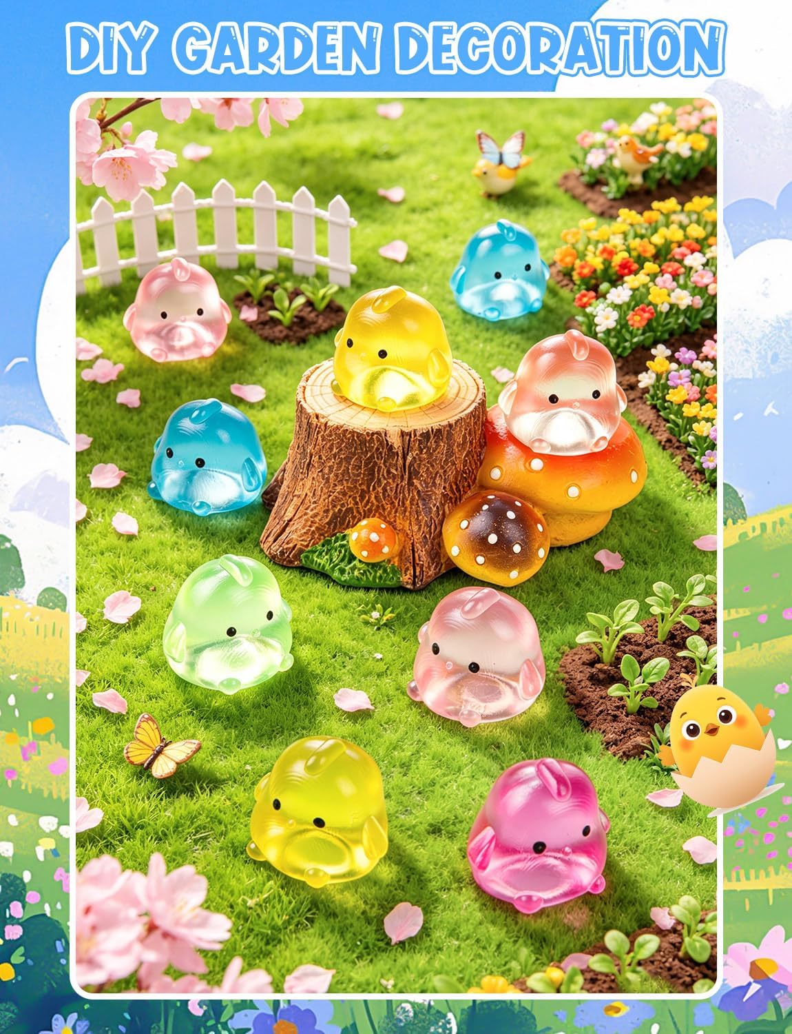 30 Pack Mini Chick Squeeze Toys, Stress Relief Fidget Toys image 2