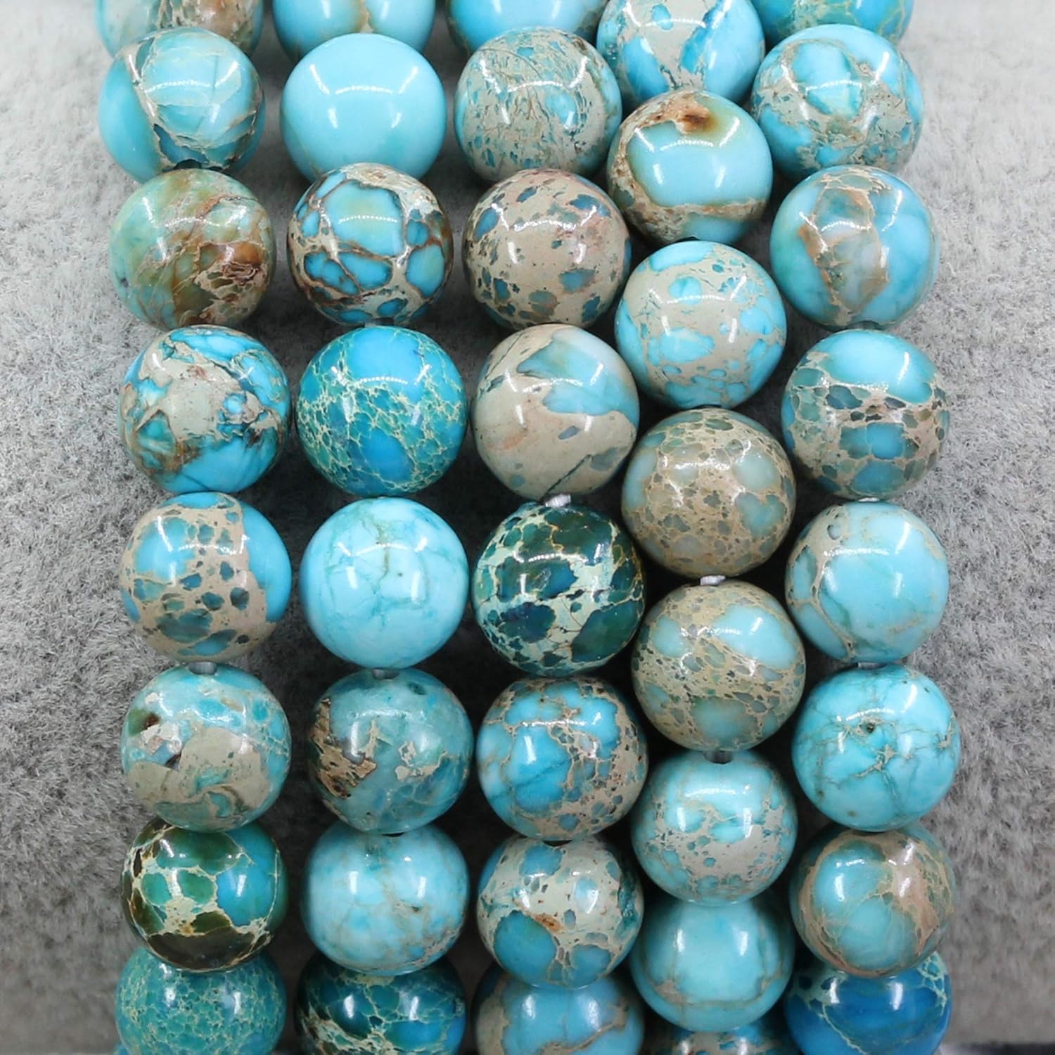 Keleny Gem Semi Precious Gemstones 8mm Round Beads Crystal Stretch Bracelets 7 Inch Unisex - Image 2