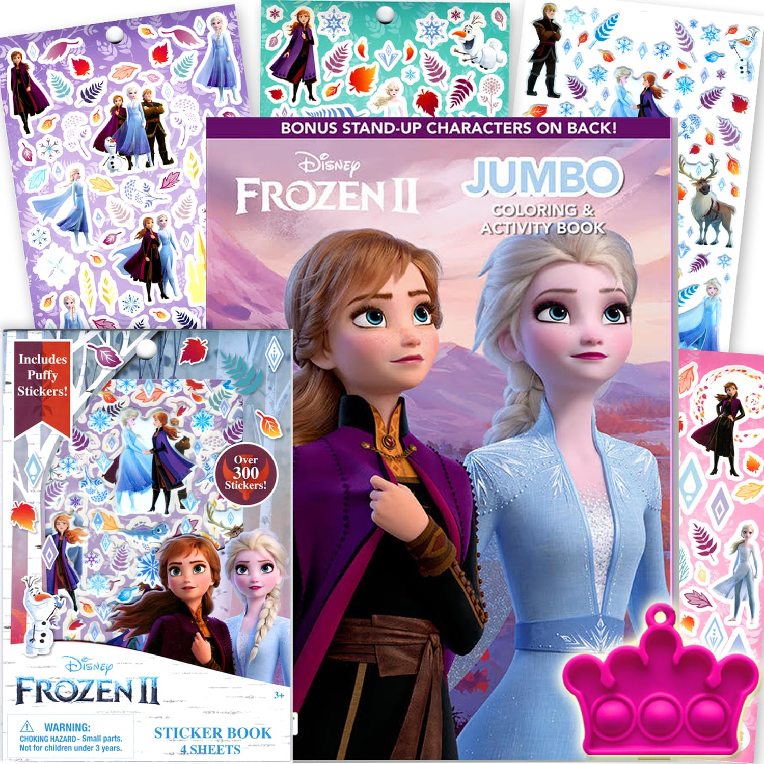 Bendon Disney Frozen Coloring Activity Book and Sticker Set for Kids