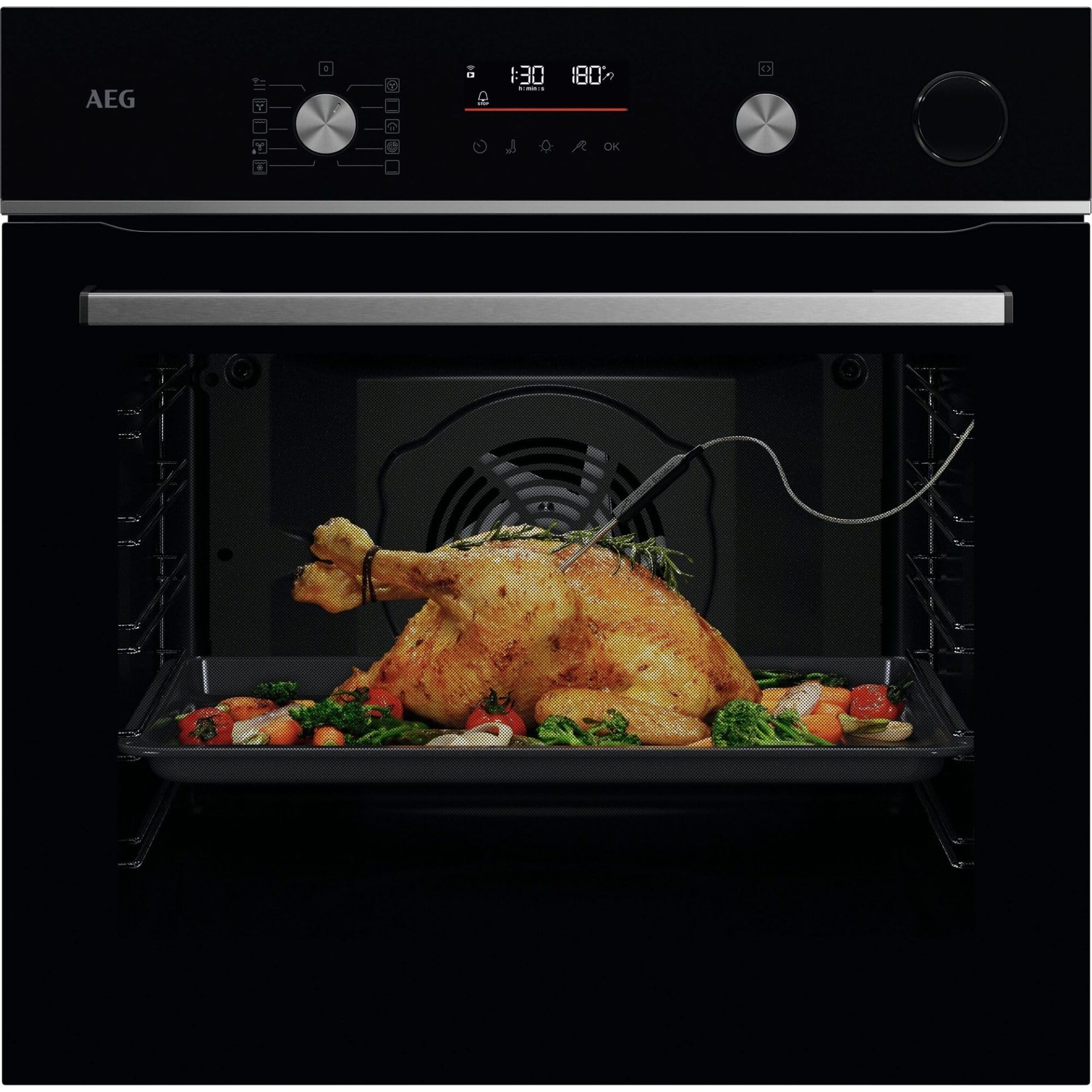 AEG GR6PB53FSB FORNO A VAPORE 25% A++ PIROLITICO WIFI NERO DISP