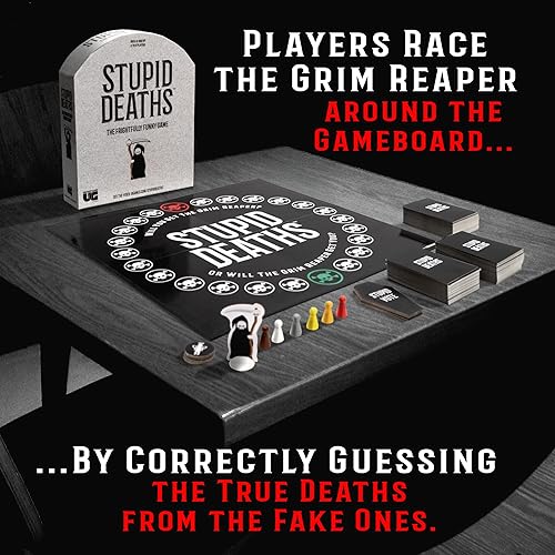 Vista 6 de University Games Stupid Deaths The Party Game, para adultos y adolescentes a partir de 12 años (01404)