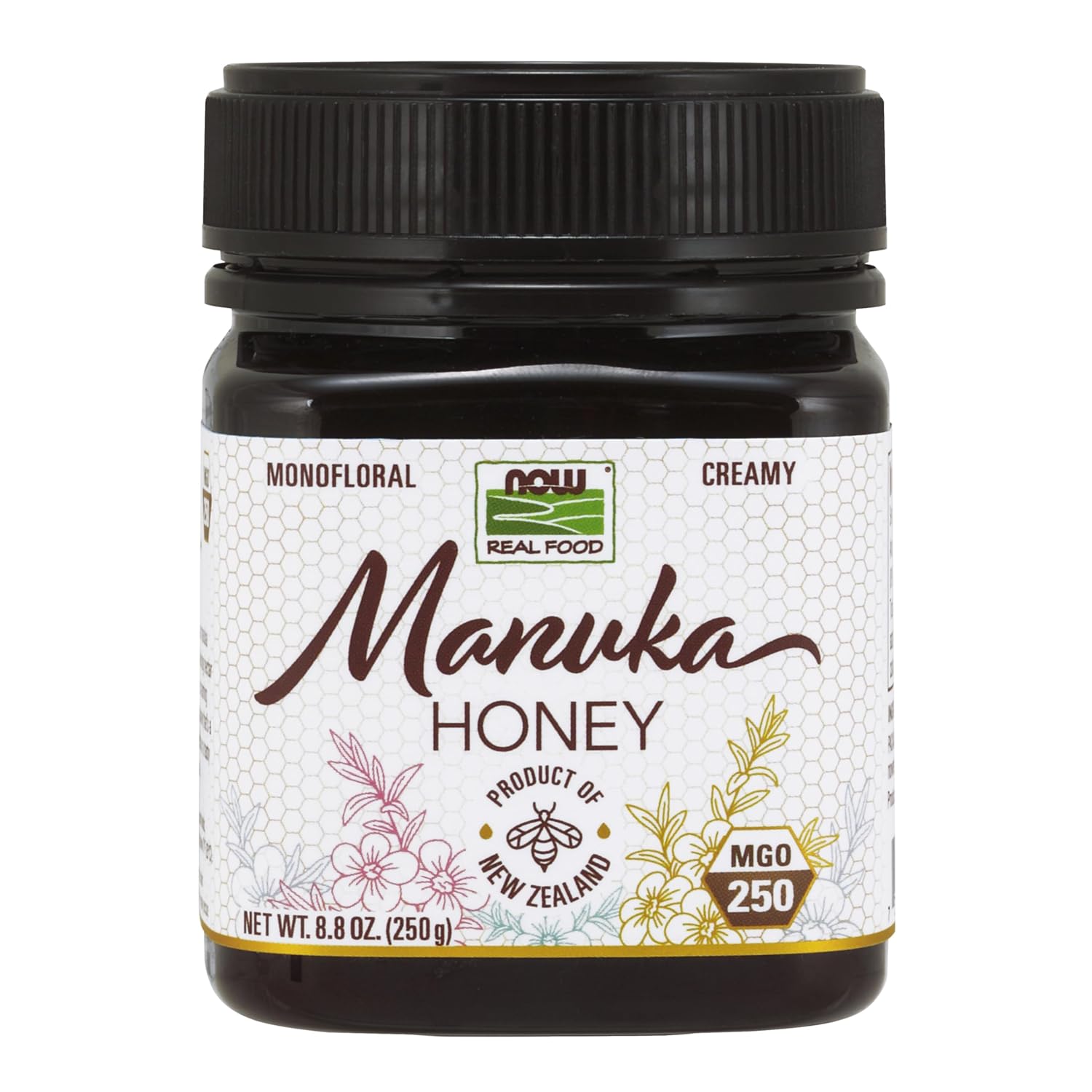 NOW Foods, Manuka Honey, Sweet, Rich And Robust Flavor With A Creamy Texture, 8.8-Ounce