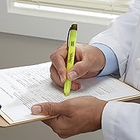 Vista 2 de Sharpie Resaltadores retráctiles, punta biselada, amarillo fluorescente, 12