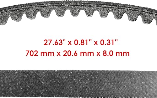 Miniatura 4 de Caltric Kit de polea variador de transmisión secundaria compatible con John Deere D105  E100  X105  X106  MIA12482