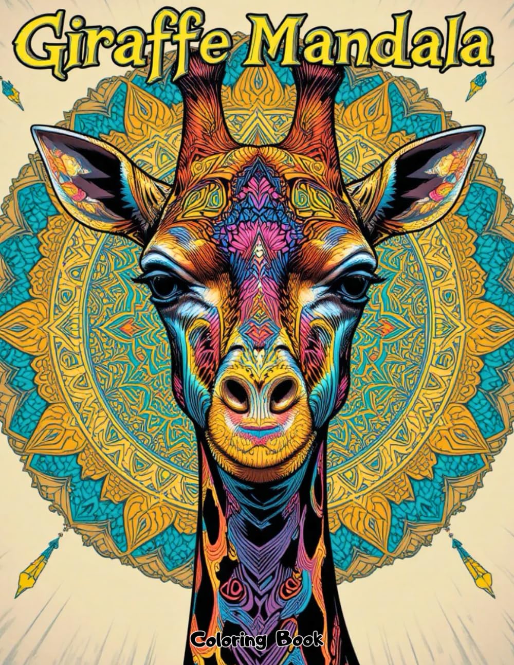 Savanna Art Therapy: 50 Intricate Giraffe Mandala Patterns for Mindfulness and Anti-Anxiety