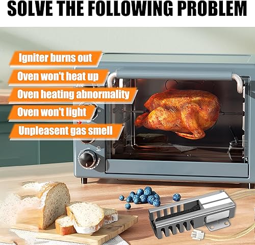 Miniatura 4 de Upgrade NISHCON DG94-00520A - Encendedor de horno de repuesto para estufa de gas Samsung NX58H5600SS NX58H5650WS NX58F5500SS, garantía de un año