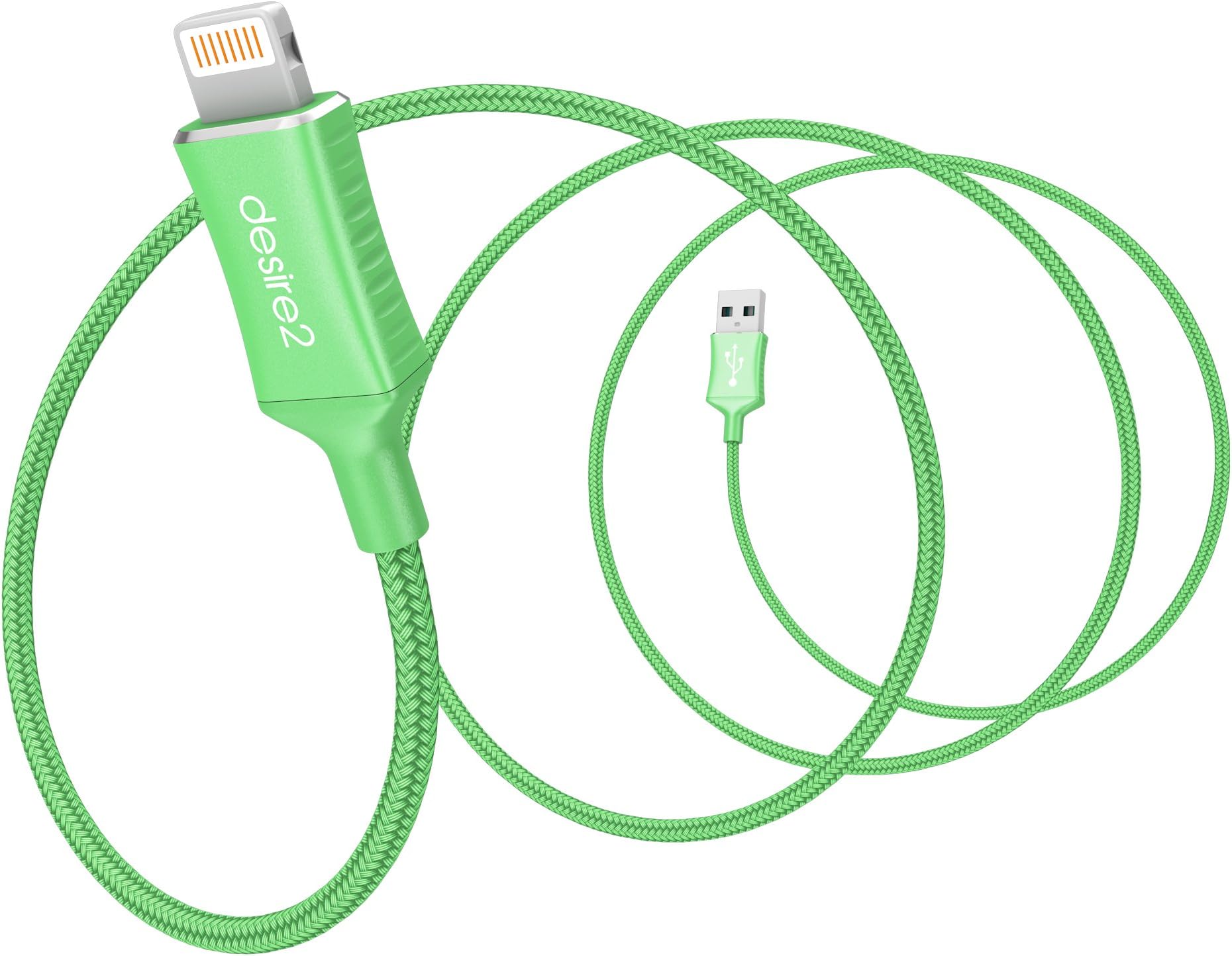 Desire2 iphone USB Cable Charge and Sync Apple MFI Certified 1M Nylon