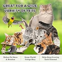 Vista 9 de SunGrow Assorted Rabbit Chew Balls, Teething Activity Toy for Pocket Pets, Improves Dental Health, Environment Friendly, Stress Reliever