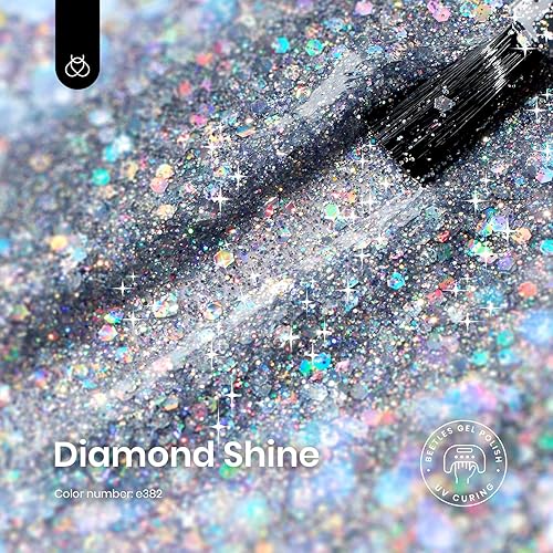 Miniatura 23 de Beetles Nude - Esmalte de uñas en gel natural de 15ml/0.5 onzas líquidas, color neutro, color crema, translúcido, lámpara LED UV para uñas, 15ml/0.5