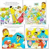 Vista 2 de Barrio Sésamo Elmo Manners Libros para Kids Toddlers – -Conjunto de 8 Manners Libros