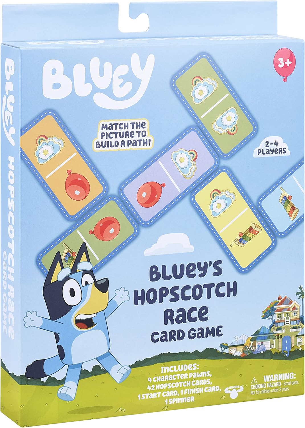 Bluey Hopscotch, Multicolor (17140)