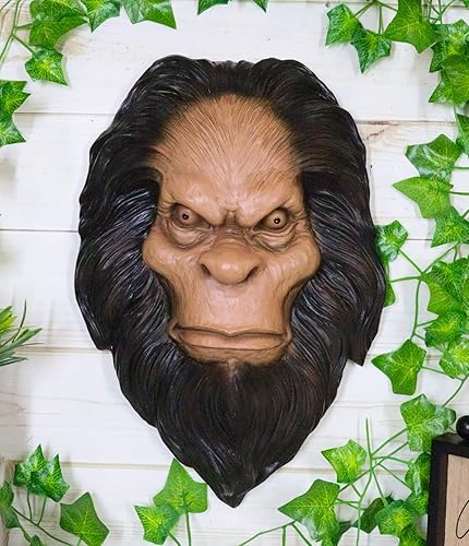 Miniatura 2 de Ebros Gift Mítica criatura misteriosa Sasquatch Big Foot Yeti gigante homínido decoración de pared figura de 15 pulgadas de alto hombre simio bestia