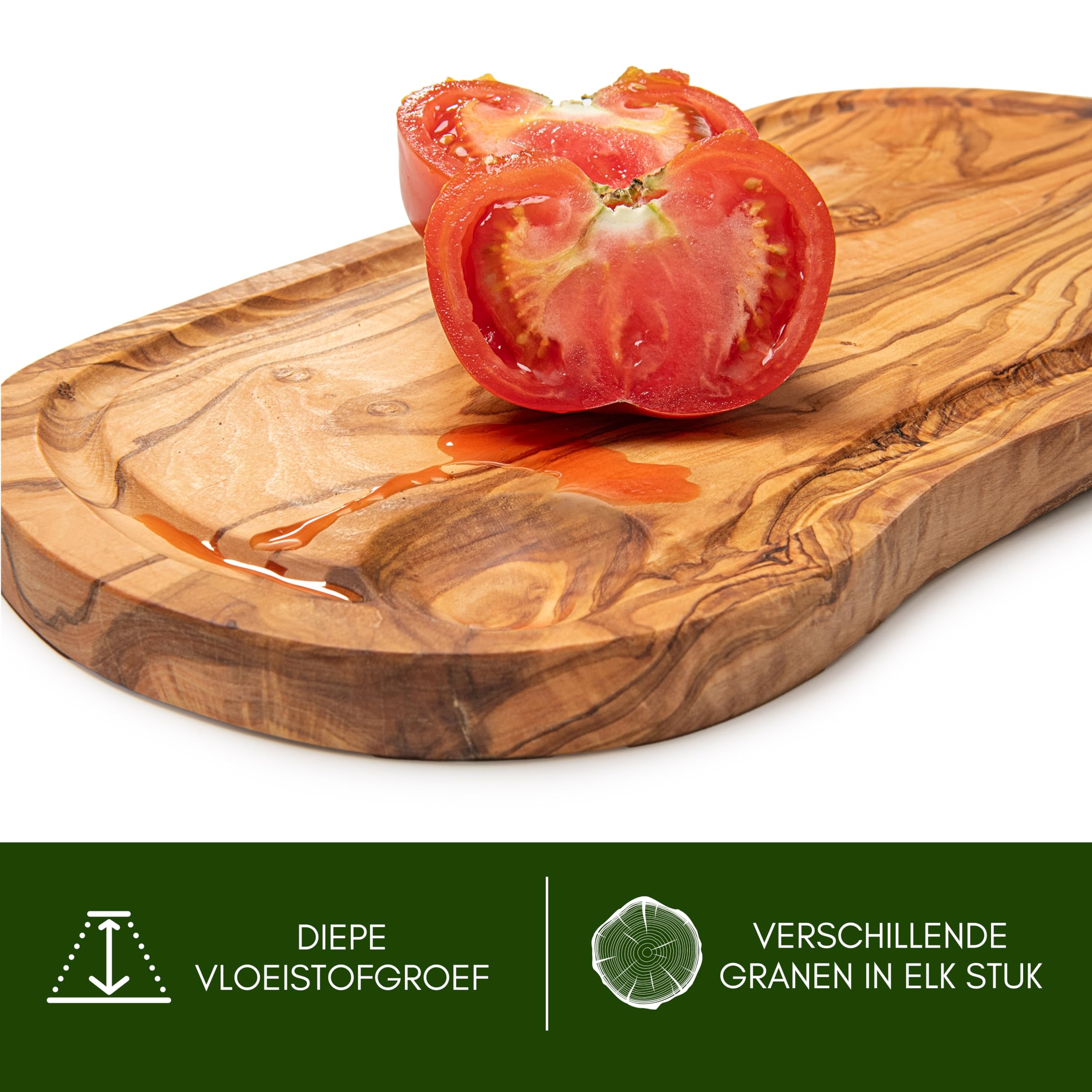 Houten Broodplank van Olijfhout - Handgemaakt in het Heilige Land