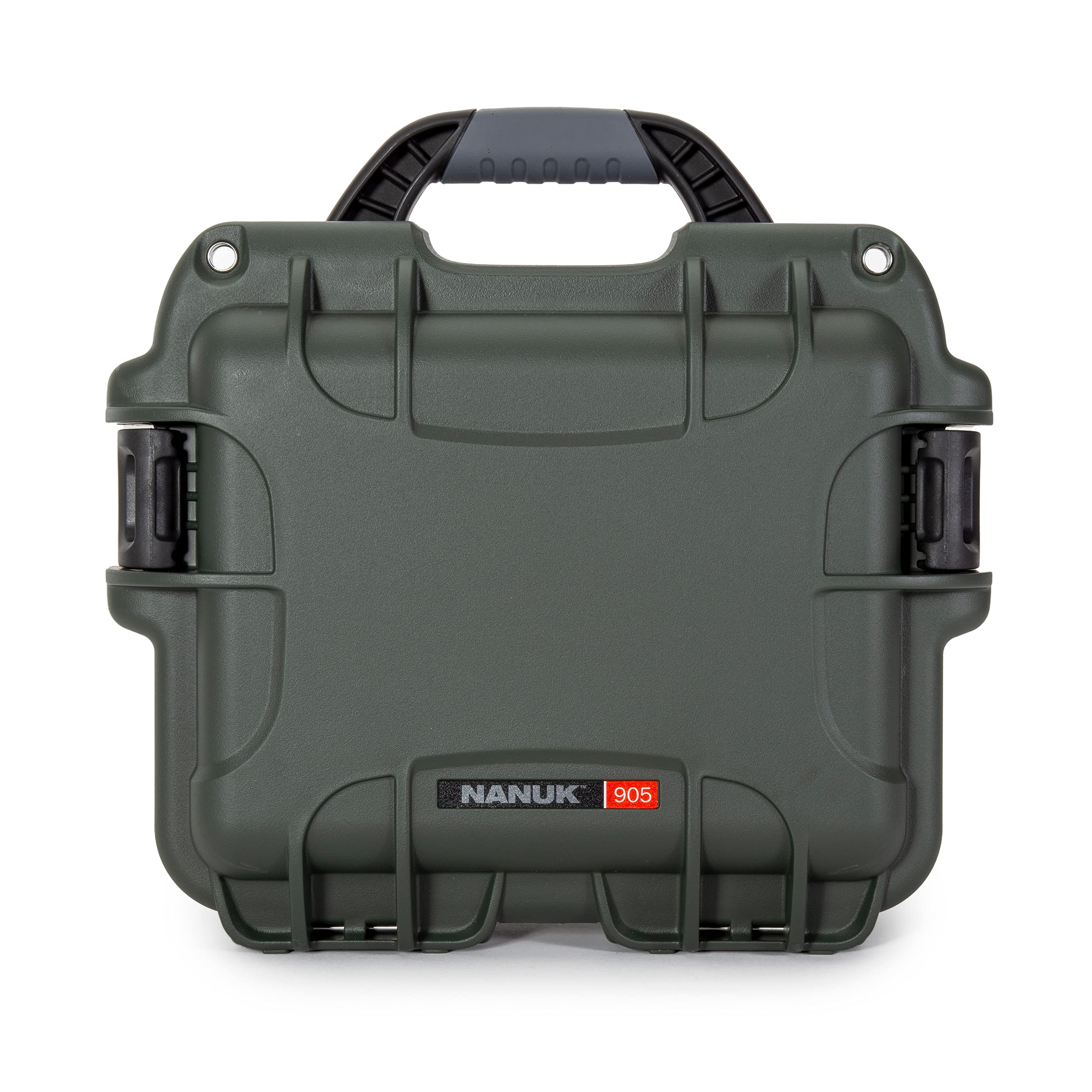 Nanuk 905 wasserdichter Hartschalenkoffer mit Schaumstoffeinlage für RodeLink Wireless Kit – Olivgrün