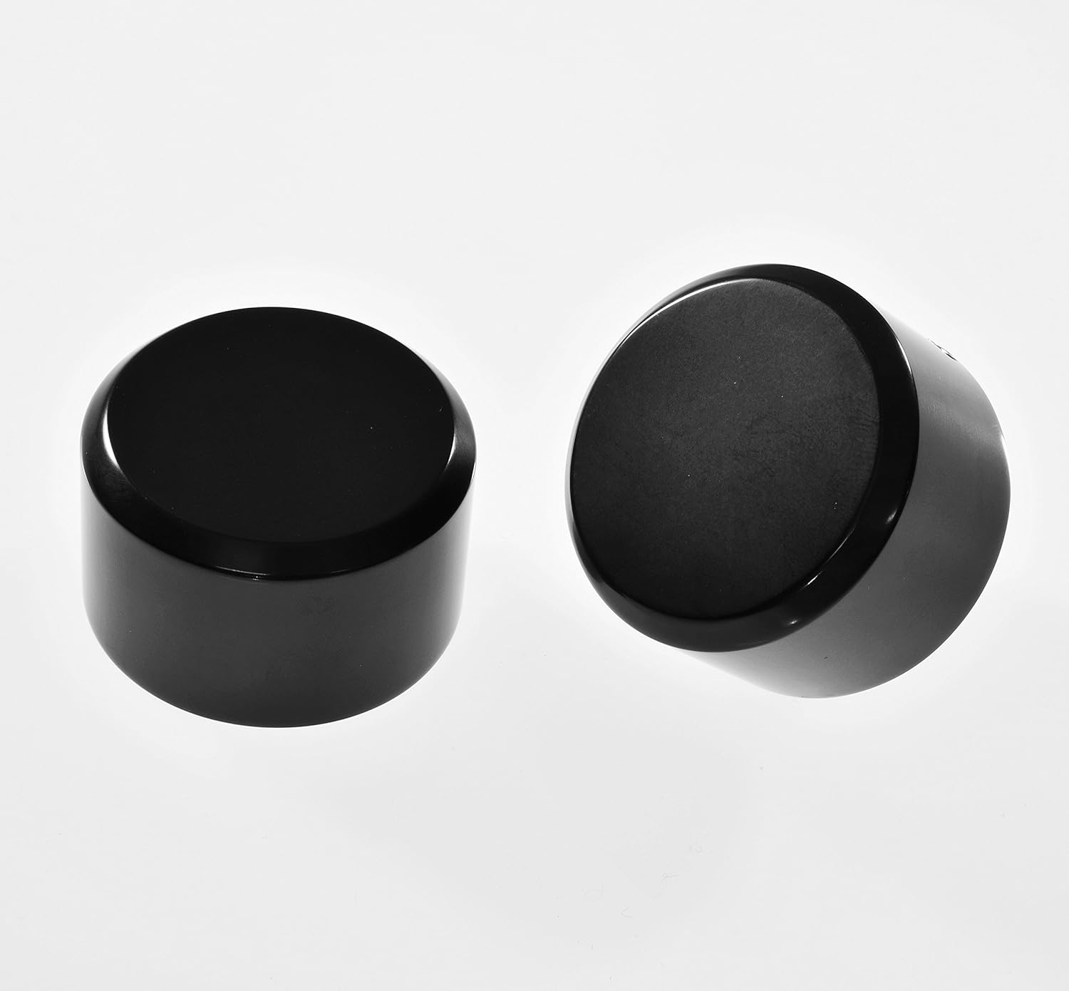 08-24 Suzuki Hayabusa GSX1340R Fork Tube Cap Covers FK-201 (Spiked Cone, Polished)