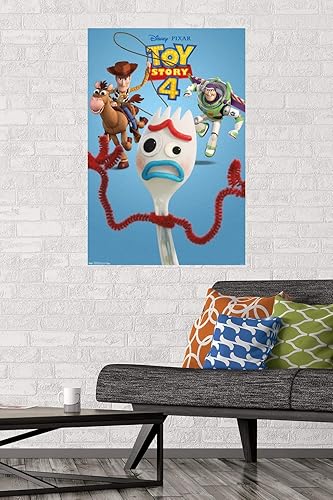 Miniatura 2 de Trends International Disney Pixar Toy Story 4 - Póster de pared de trío, 22.375 x 34 pulgadas, paquete de póster y montaje