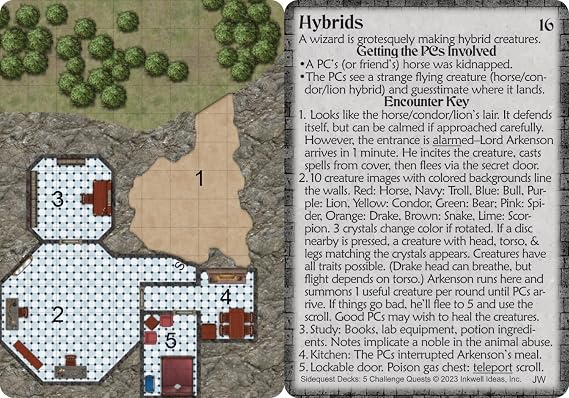 Sidequest Decks: 5 Challenge Quests