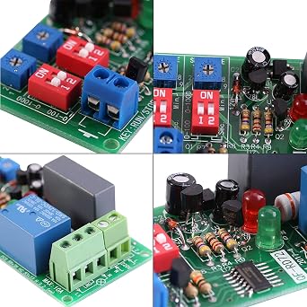 digital cycle timer pump overrun timer 12×6×2 1pc ac100v-250v infinite cycle timer delay on off relay module timer digital cycle timer