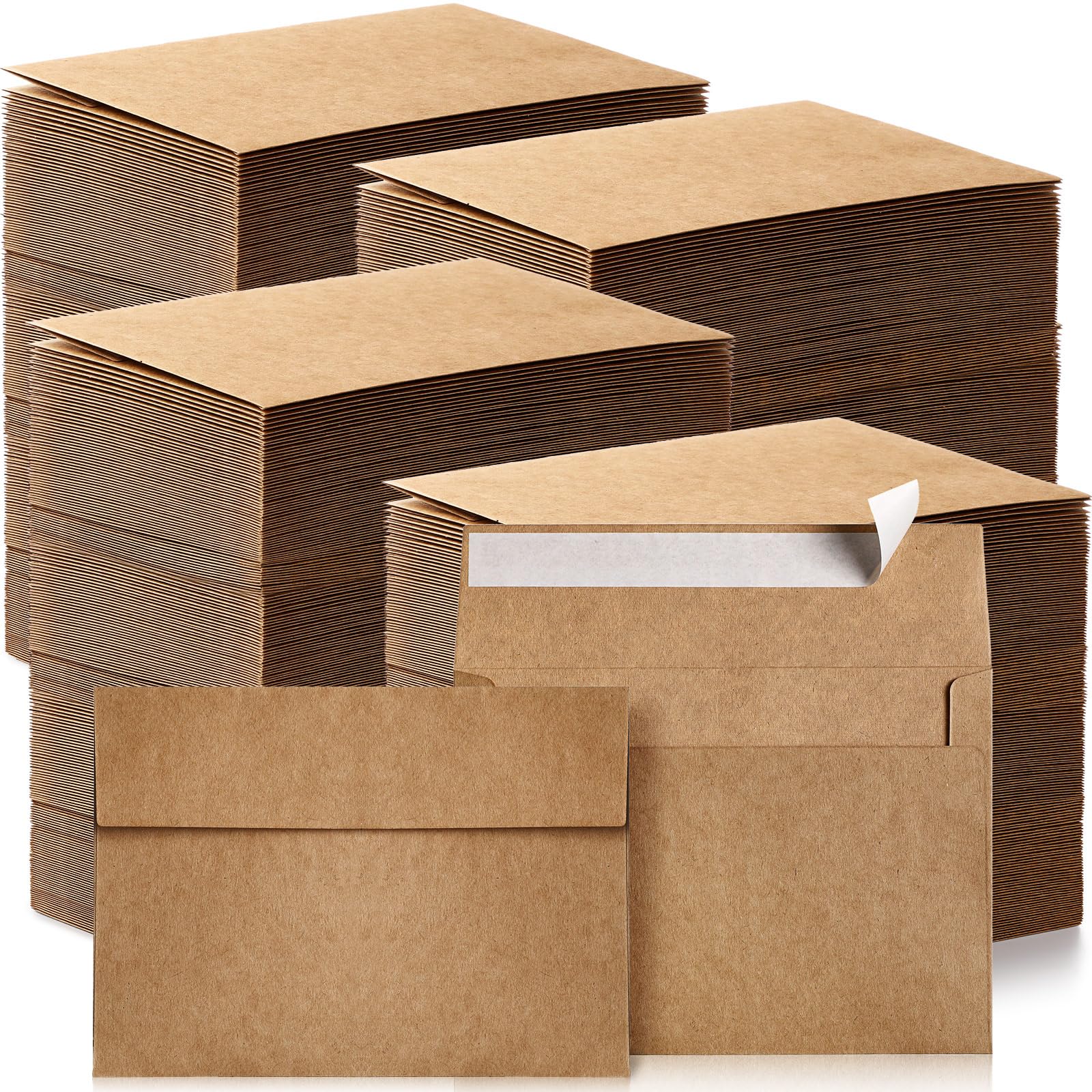 Fainne Kraft Envelopes for Invitation, A4, 4.25 x 6.25 in, 1400 Pack