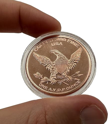 Miniatura 3 de Giganotosaurus Dinosaurio 1 oz Pure .999 Cobre Redondo Coleccionable 1.535 in Challenge Moneda en cápsula - COA by Heavenly Metals