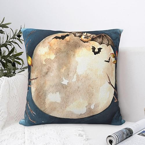 Miniatura 3 de YIPOCH Fundas de almohada de luna de murciélagos de 26 x 26 pulgadas, fundas de cojín decorativas para sofá, fundas de almohada para cojines de