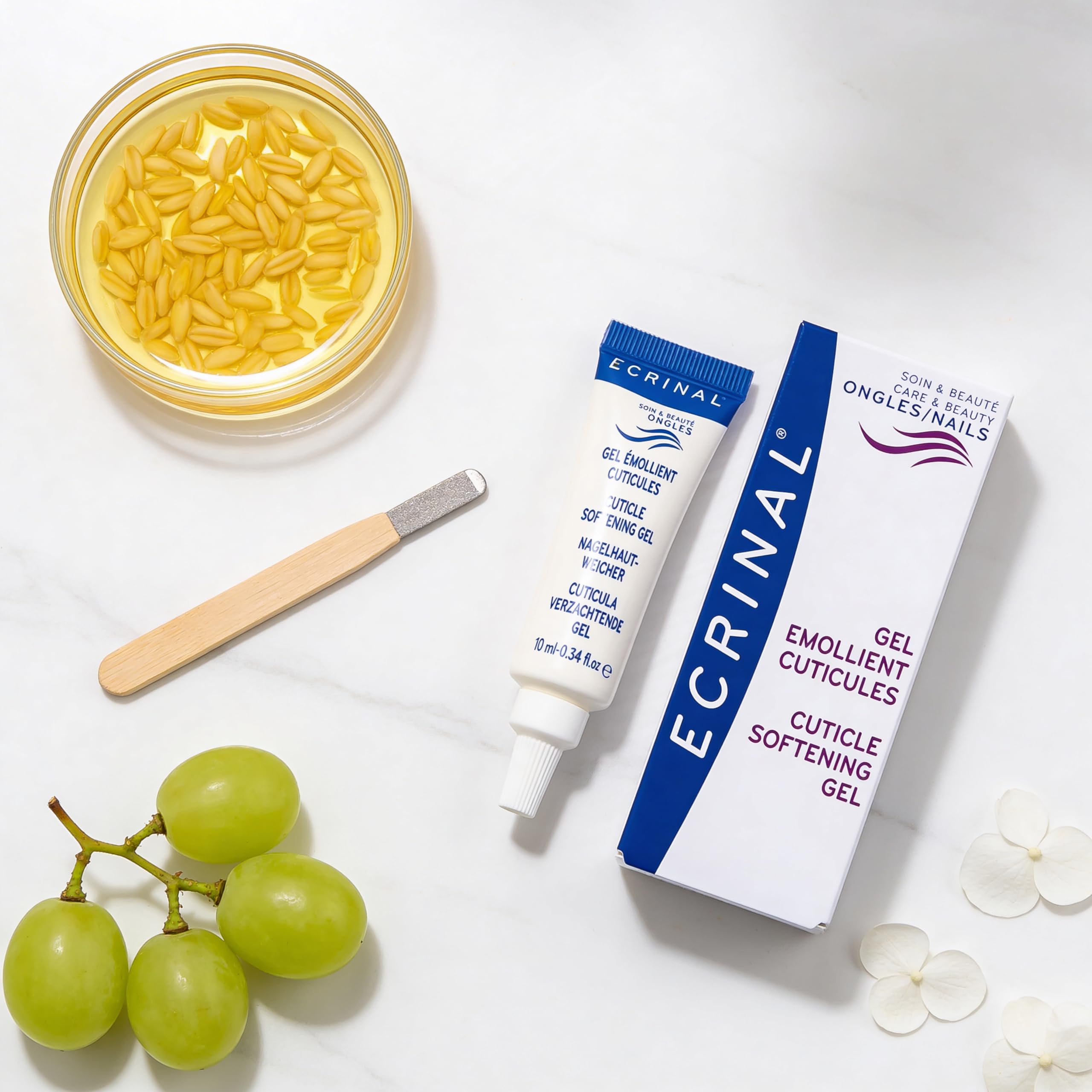 Ecrinal Gel Emollient Cuticules aux AHA, 10ml
