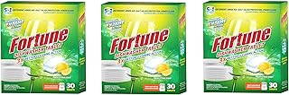 FORTUNE Dishwasher Tablets, 5 in 1 Action, Fresh Scent, 90 Count (90.00)