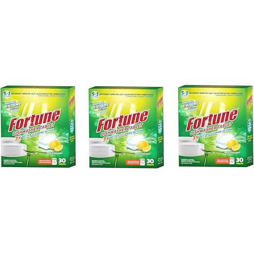 FORTUNE Dishwasher Tablets 5 in 1 90 Count