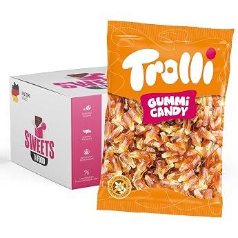 Trolley Sweets 1 kg Bag Various Varieties to Choose From Packed with Stylish SWEETS N FOOD Packing Tape Cola Bottles