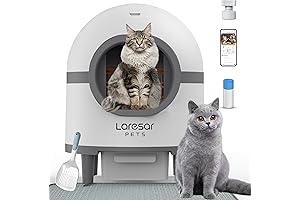 LaresarPets Self Cleaning Litter Box with APP - The Ultimate Litter Box...