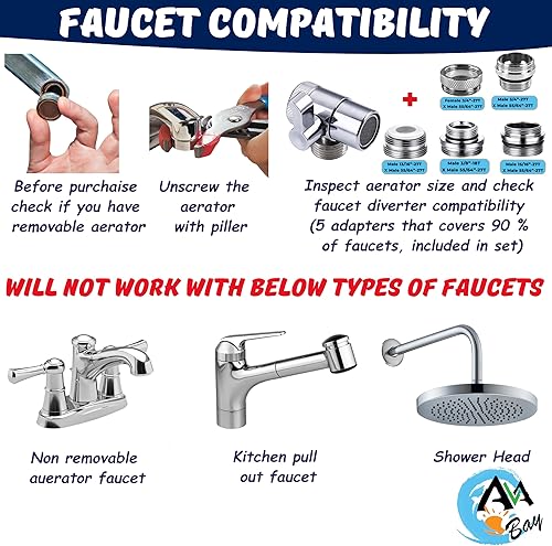 Miniatura 4 de AVAbay - Juego de grifo y bidé